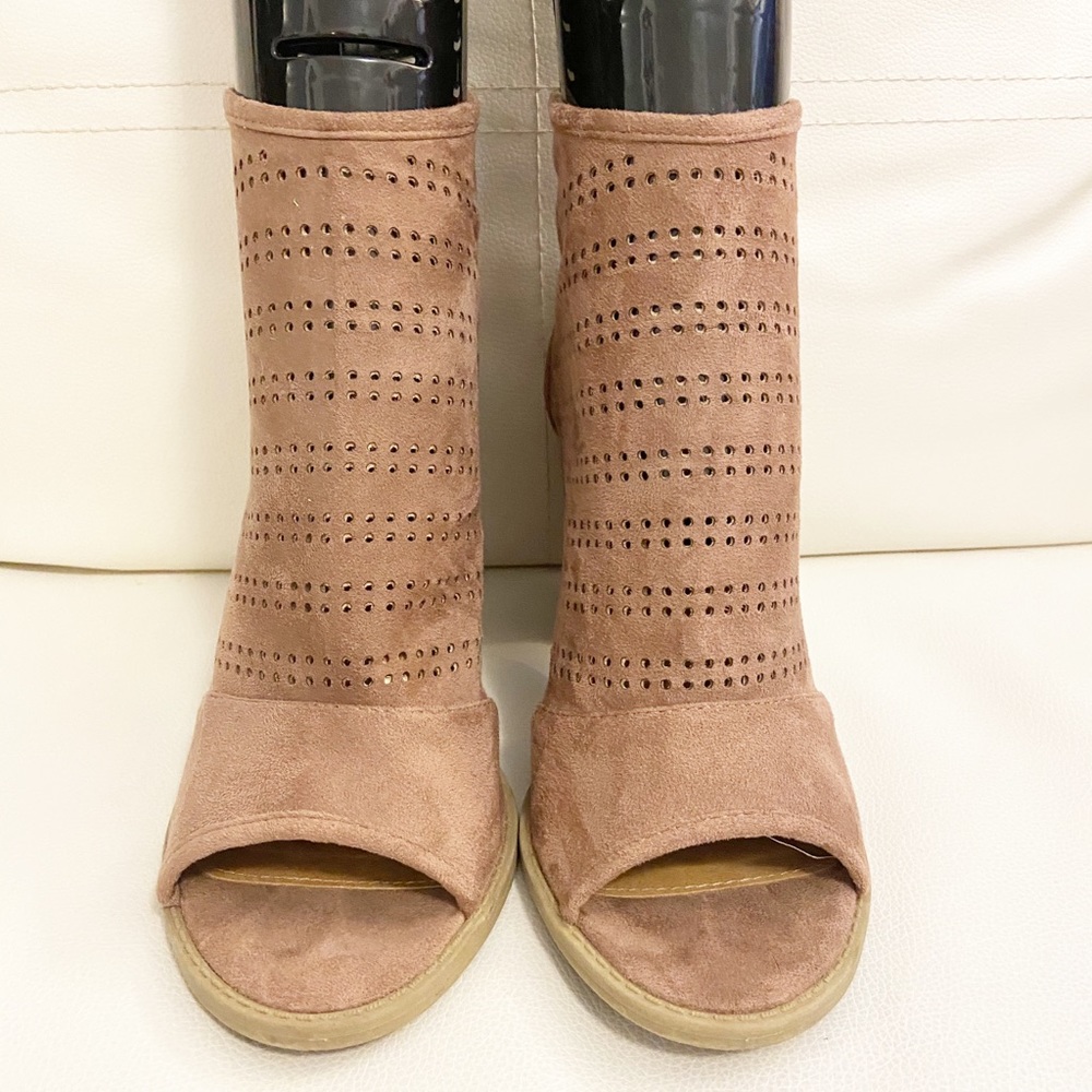 Report Open Toes Booties - Muave